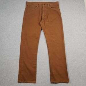 Filson Dry Tin Cloth Pants 33x32 (Actual 36x32) Whiskey 10.5 Ounce 5-Pocket Work
